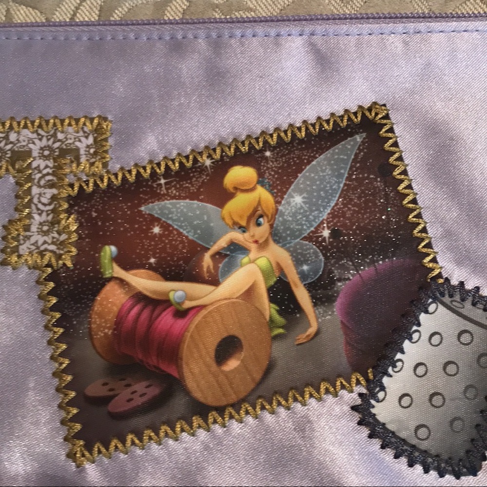 New Disney Tinker Bell Cosmetics Bag Gem